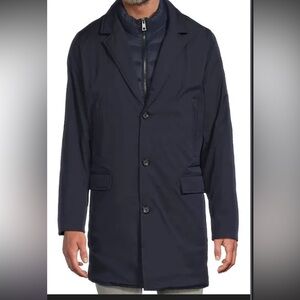 Men’s Hunter Black Aldgate Blazer Water Repellent Puffer Vest Jacket NWT Large